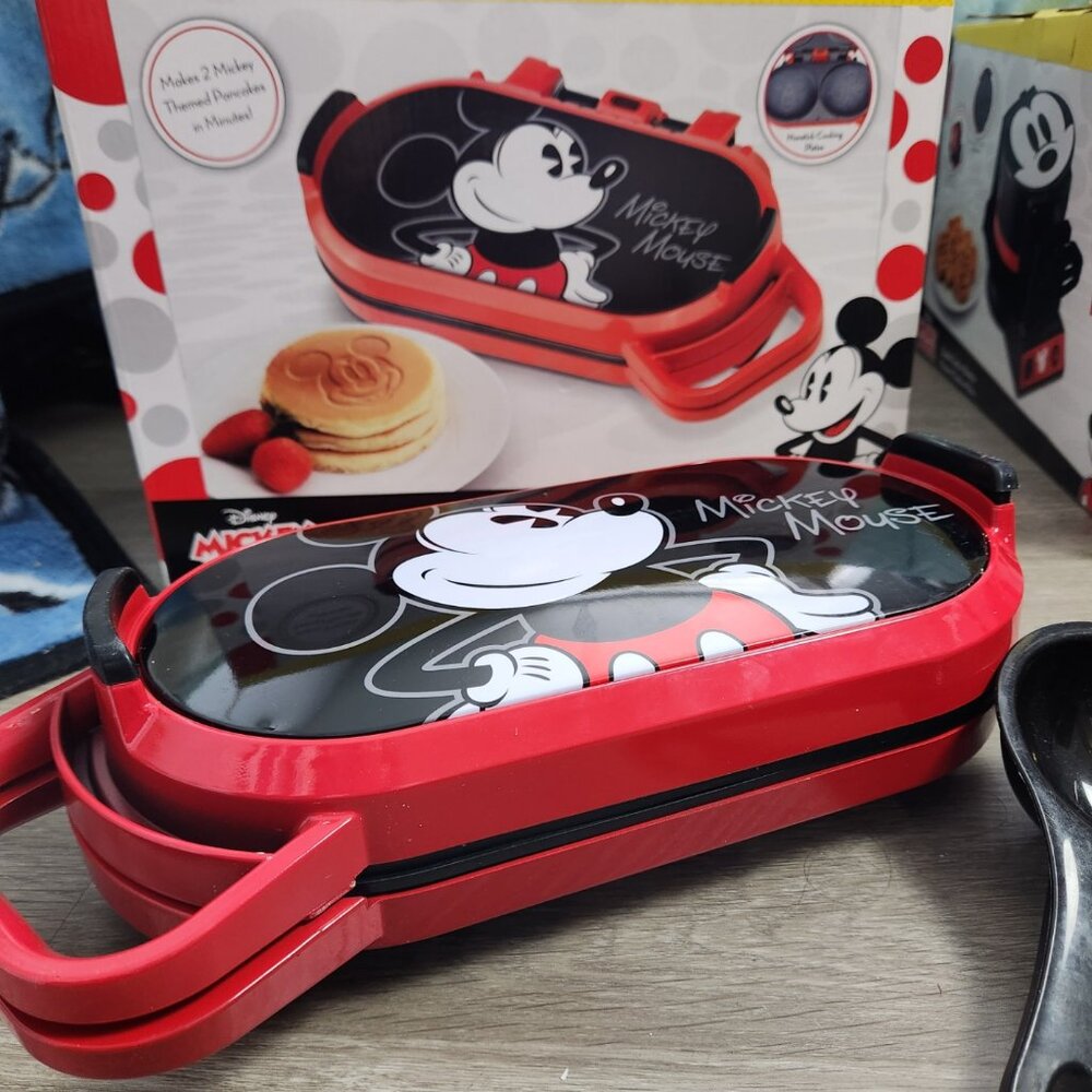 Disney Mickey Mouse Small Waffle Maker — Gently Used